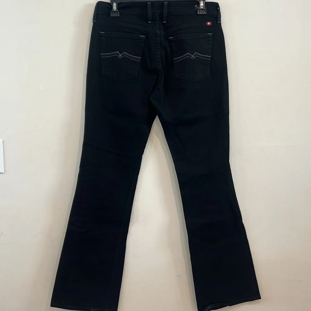 Lucky‎ Brand Women’s Black Knox Sweet N Low Wide Leg Denim Jeans Size 6